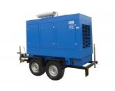 ССМ ЭД-315-Т400-2РПМ2 в погодозащитном кожухе на шасси с АВР